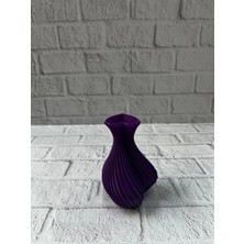 5 cm Mor Kalp Formlu Mini Vazo Modern Mini Dekor Ürünü