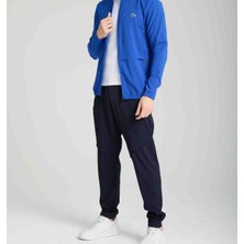 Lacoste Slim Fit Saks Mavi Erkek Eşofman Takımı