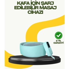 Isıtmalı Baş Masaj Aleti Rahatlatıcı ve Stres Giderici Tasarım