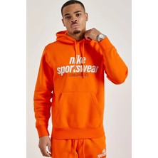 Nike Sportswear Clup Bb Gfx Erkek Turuncu Sweatshirt