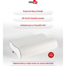 Visko Love Therapy Double-L, Boyun Destekli  Visco Yastık