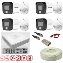 Hikvision 4 Kamerali Gece Renkli 8 Kanal HDD Yok