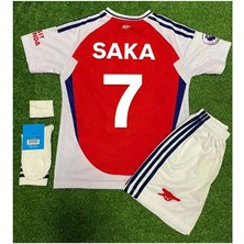 Alaturka Mix A.r.s.e.n.a.l Saka Iç Saha Kırmızı 2024/25 Yeni Sezon Çocuk Forması