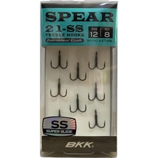 Bkk Spear-21 Ss No:12 Üçlü Olta Iğnesi 8 Adet