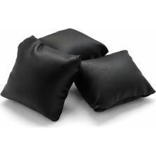 Chavin 5 Adet Iz Yapmaz Siyah Deri Saat Bileklik Yastığı Takı Kutusu Yedek Yastık