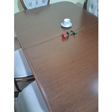 Bengi Ankara Mobilya Masa Sandalye 90646 Muz Model Kayın Muz Açılır Parlak Ceviz Klasik Ahşap Sandalye