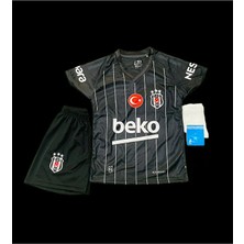 Alaturka Mix Beş'ikt'aş' 2024/25 /orkun Kökçü/' 10 Çocuk Deplasman Siyah Forması 4lü Set Şort/çorap/bileklik