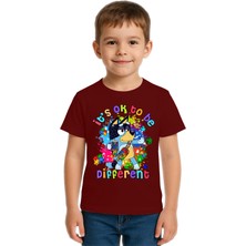 Sedirli Unisex Bluey Baskılı Çocuk Tişört Pamuklu Penye Kumaş