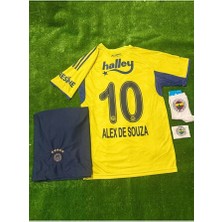 Alaturka Mix 2026/.FENERBÃHÇE Alex De Souza Deplasman Sarı Yeni Sezon Çocuk Forması 4'lü Set