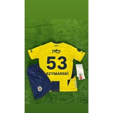 Alaturka Mix Fenerbahçe 2024/25 Sebastian Szymański Yeni Sezon Çocuk Iç Saha Forması 4lü Set
