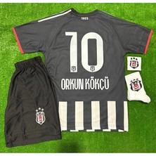 Alaturka Mix Beşiktâş' 2026 Orkun Kökçü Yeni Sezon Iç Saha Parçalı Çocuk Forması 4'lü Set