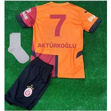Alaturka Mix 5-Yıldızlı Galatâsarây./ Kerem Aktürkoğlu ./ 2024/25 Iç Saha Yeni Sezon Çocuk Forması 5li Set