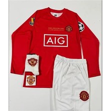 Alaturka Mix M./.u Cristiano Ronaldo 7 Uzun Kol Çocuk Forması 4'lü Set (Armalı)