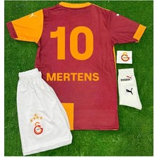 Alaturka Mix Galatasaray 2025/26 5 Yıldızlı Mertens Iç Saha Forması Çocuk 4lü Set