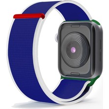  apple watch 3/4/5/6/7/8/9/se (42-44-45-49mm) ve serı10-11 saatlerle uyumlu loop tekstil saat kordonu kayışı loop-42mm-model-8