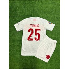 Alaturka Mix Türkiye Euro 2024 Yunus Akgün Iç Saha Çocuk Forması (Beyaz)