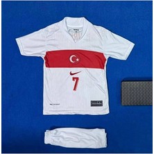 Alaturka Mix Türkiye Milli Takım Beyaz Deplasman Çocuk Forması 4'lü Set