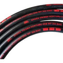 Naturel Endüstriyel Makine Yıkama Makinesi Yüksek Basınç Hortumu Hidrolik 5/16’’ R2 350 Bar 12 Metre