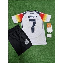 Alaturka Mix Almanya 2024/25 Yeni Sezon Kai Havertz 7 Çocuk Forması Şort Çorap Bileklik 4'lü Set