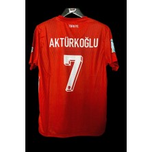 Alaturka Mix Türkiye Milli Takım Euro 2024 Kerem Aktürkoğlu 7 Kırmızı Forma