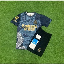 Alaturka Mix R.madridd 2024/24 Sezonu Dragon Desenli Jude Bellingham Konsept Çocuk Forması 4'lü Set