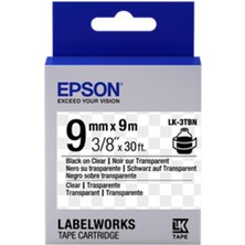 Epson LK-2WBN Standart Beyaz Üzeri Siyah 6mm 9metre Etiket