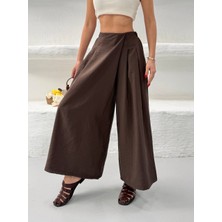 Arzu Has Butik Yeni Sezon Modal Beli Lastikli Etekli Pantolon