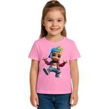 Sedirli Unisex Groot Baskılı Çocuk Tişört Pamuklu Penye Kumaş