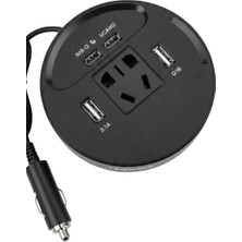 Güvenli Voltaj Korumalı Araç Power Inverter Çoklu Cihaz Desteği