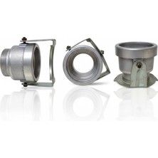 Elkar 110'LUK Dişi Kelepçeli Motor Çıkışı - 4 Inç Pompa Bağlantı Aparatı