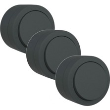 Ovivo Xone Anahtar Siyah 3 Adet Sıva Üstü