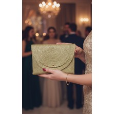 Sarda Simli Abiye Çanta – Şık Portföy El Çantası, Gece & Davet Kombinleri Için Işıltılı Clutch Modeli