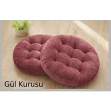 Ayzen Home 2li Pofidik Kare Meditasyon Minderi Oturma Yastığı Oyun Minderi 50CM x 50CM X7CM