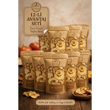 Zerbap Doğal Elma Kurusu 12'li Avantaj Paketi (12 x 100G)