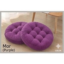 Ayzen Home 2li Pofidik Kare Meditasyon Minderi Oturma Yastığı Oyun Minderi 50CM x 50CM X7CM