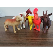 Toys Çiftlik Hayvanları, 6 Adet Büyük Boy, Farm Animals,