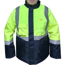 Yıldırım Nalbur Işçi Montu Motorcu Montu Yağmurluk Polis Tipi Xl Beden Reflektörlü