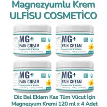 ULFİSU COSMETİCO Magnezyum Kremi - Magnezyum Krem - 4 Adet