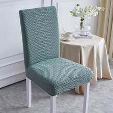 ELHAS Likrali Kumaş Tuğla Desenli Sandalye Örtüsü, Lastikli, Esnekli,kaliteli Sandalye Kılıfı 1 Adet