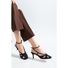 Suins Shoes Suins Eliza Model Kadın Bilekten Bağlamalı Stiletto Ayakkabı