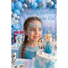 Bear & Pear Elsa Konsept Yüz Taşı Parti Festival Makyaj Face Gems Sticker