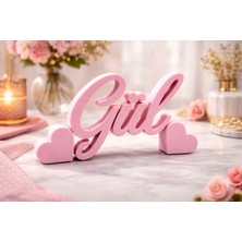 3D Boyuthane Kişiye Özel Isim Yazılı Dekoratif Biblo