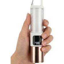 Nuveden Ieg™ Çok Amaçlı Kamp Feneri USB Şarjlı Çift Işık Kaynaklı Güç Ekranlı LED Aydınlatma