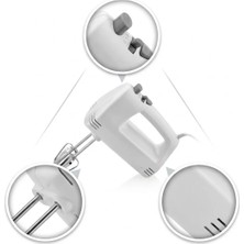 Teknodayım Elektrikli El Mikseri 250W 5 Hız Kademeli Hamur ve Kek Mikseri