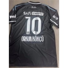 Alaturka Mix Beşiktâş' 2026 Orkun Kökçü 10 Yeni Sezon Alternatif Yakalı Siyah Yetişkin Forması
