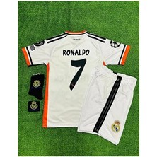 Alaturka Mix Real Madrid C.ronaldo 2014 Final Lisbon Çocuk Forması Çorap Bileklik Hediyeli