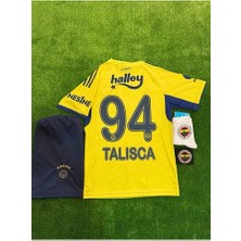 Alaturka Mix Fe.ner.bah'çe 2026 Talisca Deplasman Sarı Yeni Sezon Çocuk Forması 4'lü Set