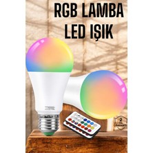tp Rgb LED Lamba LED Işık Ampul Renk Değiştirebilen 100 Watt - Lisinya