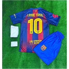 Alaturka Mix Lamine Yamal 2025-2026 Yeni Sezon Çocuk Futbol Forması Şort Çorap Bileklik Hediyelii