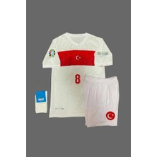Alaturka Mix Türkiye Euro Çocuk 8 Numara 2024 Yeni Sezon Forması (Beyaz)